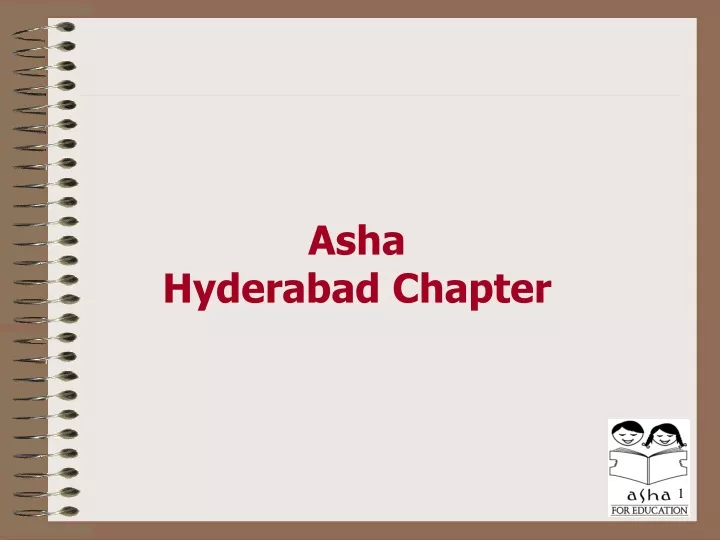 asha hyderabad chapter