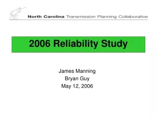 2006 Reliability Study