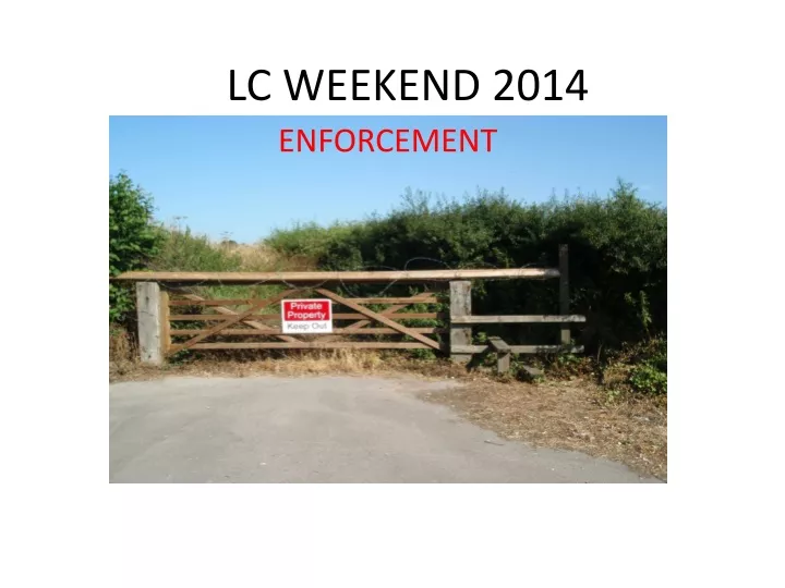 lc weekend 2014