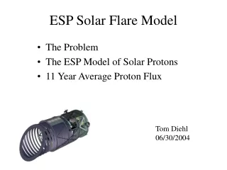 ESP Solar Flare Model