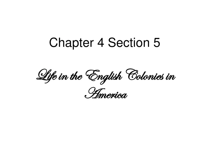 chapter 4 section 5