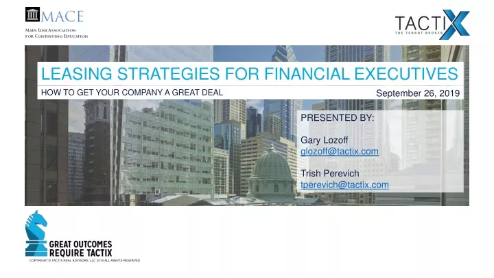 leasing strategies for financial executives