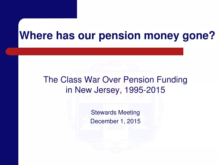 where has our pension money gone