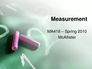 Measurement