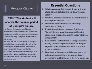 Georgia’s Charter