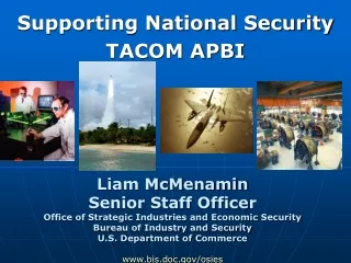 Supporting National Security TACOM APBI