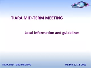 Local Information and guidelines