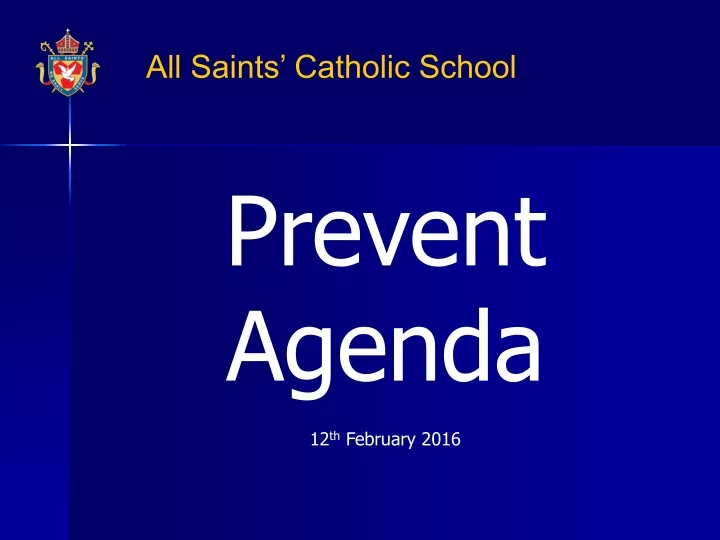 prevent agenda