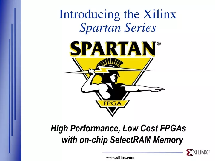 introducing the xilinx spartan series