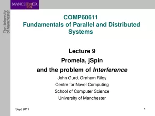 COMP60611 Fundamentals of Parallel and Distributed Systems