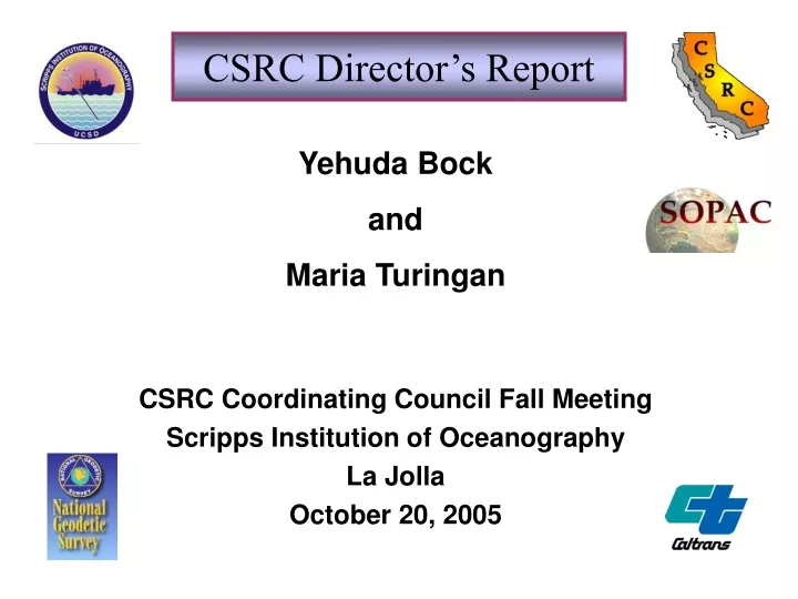 csrc director s report