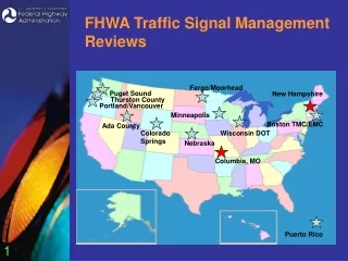 FHWA Traffic Signal Management Reviews