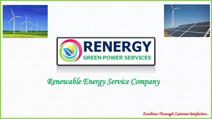 renewable energy service company