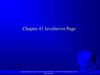 Chapter 43 JavaServer Page