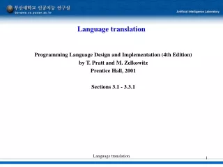 Language translation