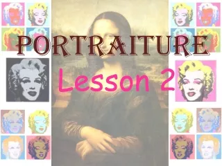 Portraiture  Lesson 2
