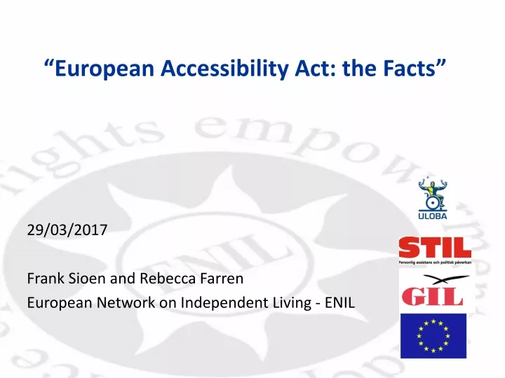 european accessibility act the facts