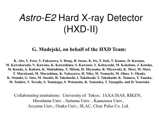 Astro-E2  Hard X-ray Detector (HXD-II)