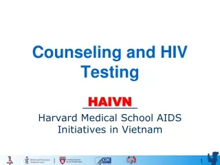 Counseling and HIV Testing