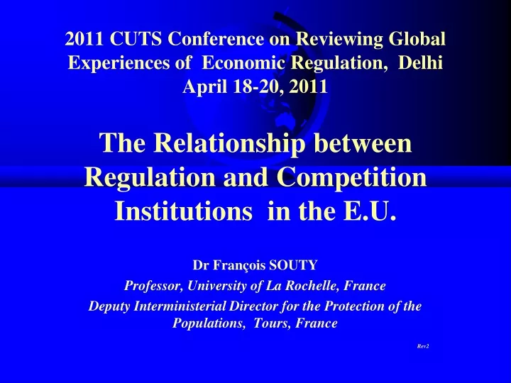 2011 cuts conference on reviewing global