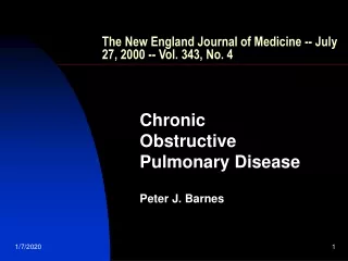 The New England Journal of Medicine -- July 27, 2000 -- Vol. 343, No. 4