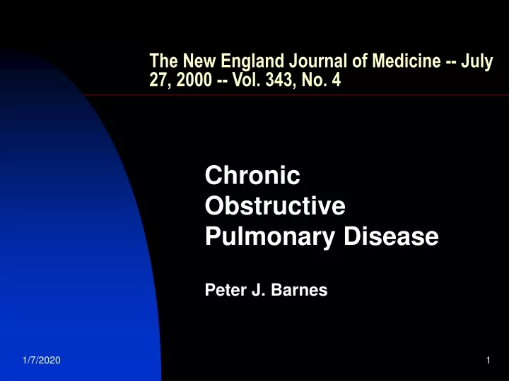 the new england journal of medicine july 27 2000 vol 343 no 4