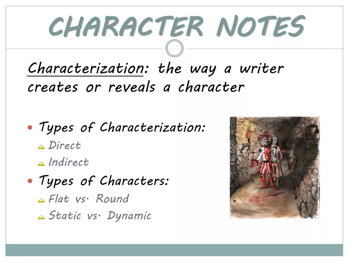 character notes