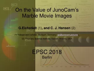 On the Value of JunoCam’s Marble Movie Images
