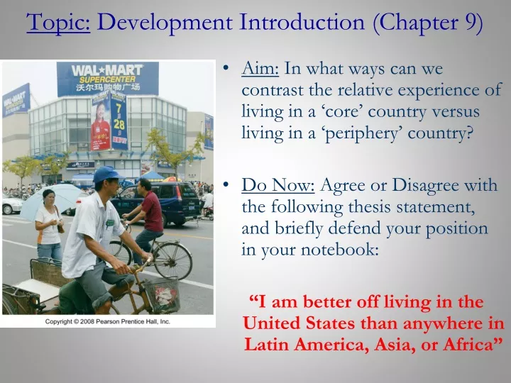 topic development introduction chapter 9