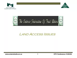 Land Access Issues