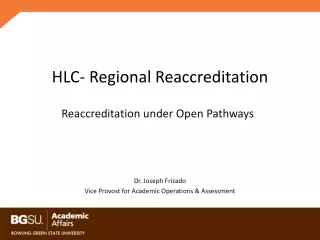 HLC- Regional Reaccreditation