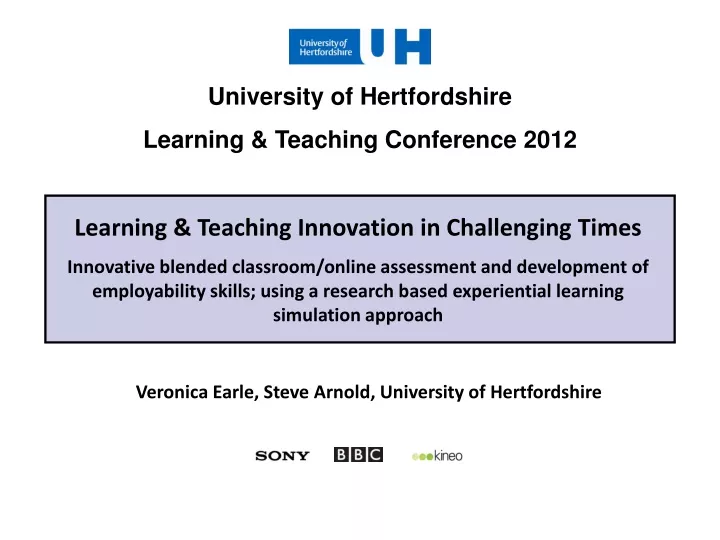 university of hertfordshire learning teaching