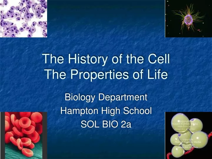 the history of the cell the properties of life