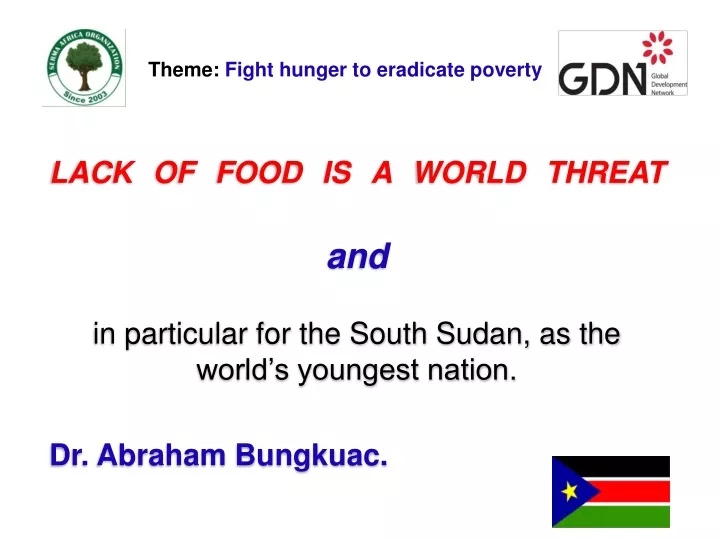theme fight hunger to eradicate poverty