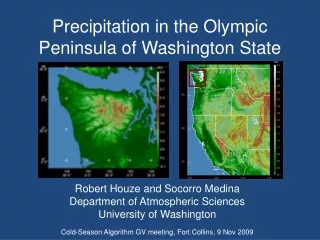 Precipitation in the Olympic Peninsula of Washington State