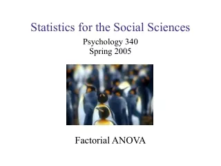 Statistics for the Social Sciences