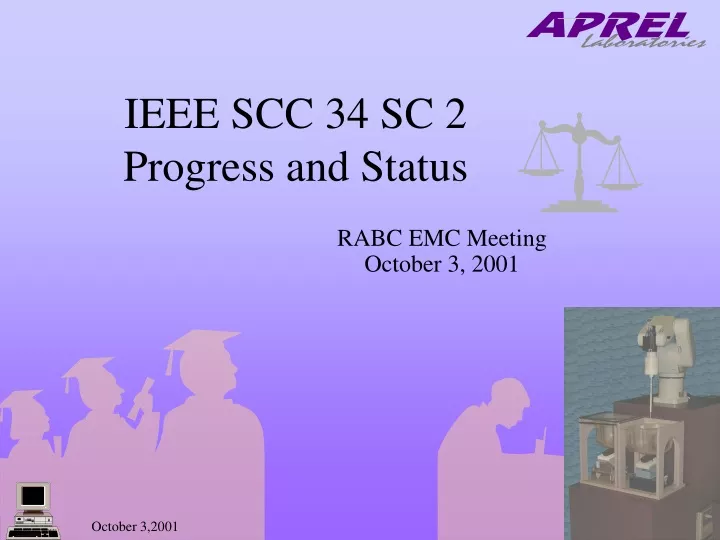 ieee scc 34 sc 2 progress and status
