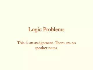 Logic Problems