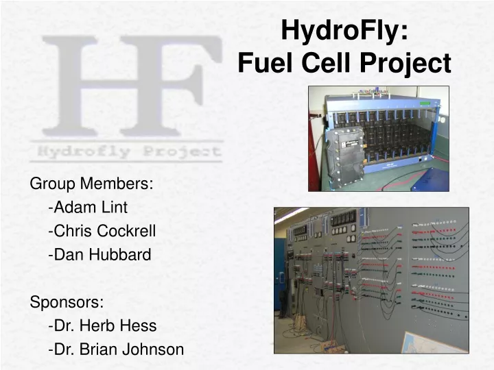 hydrofly fuel cell project