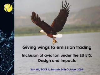 Giving wings to emission trading Inclusion of aviation under the EU ETS: Design and Impacts