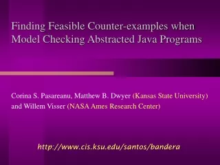 Finding Feasible Counter-examples when Model Checking Abstracted Java Programs