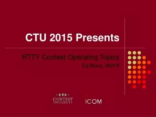 CTU 2015 Presents