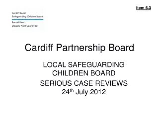 Cardiff Partnership Board
