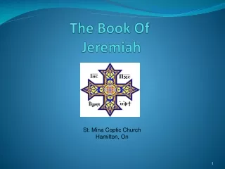 The Book Of  Jeremiah