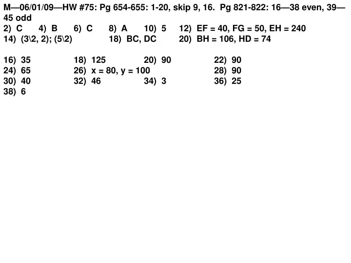 m 06 01 09 hw 75 pg 654 655 1 20 skip