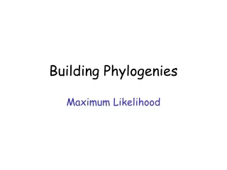Building Phylogenies