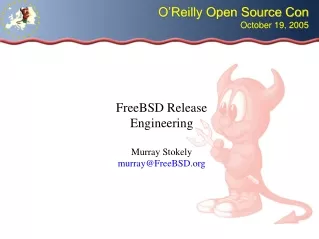 O’Reilly Open Source Con October 19, 2005