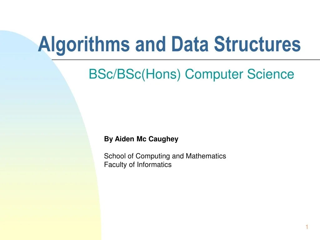 PPT - Algorithms and Data Structures PowerPoint Presentation, free ...