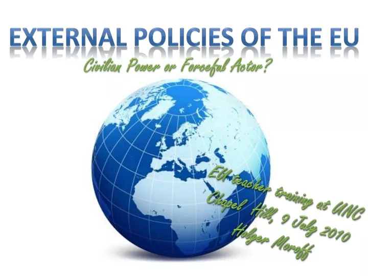 external policies of the eu