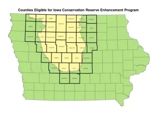 Counties Eligible for Iowa Conservation Reserve Enhancement Program